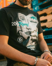 Load image into Gallery viewer, 6&#39;1 model wearing a Medium 206 Made 206 Raised 206 Paid Mercy Tee