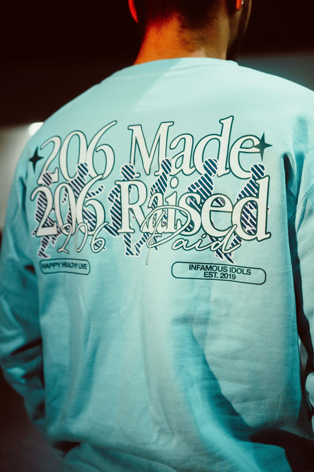 206 Made 206 Raised 206 Paid Group Sweatshirt